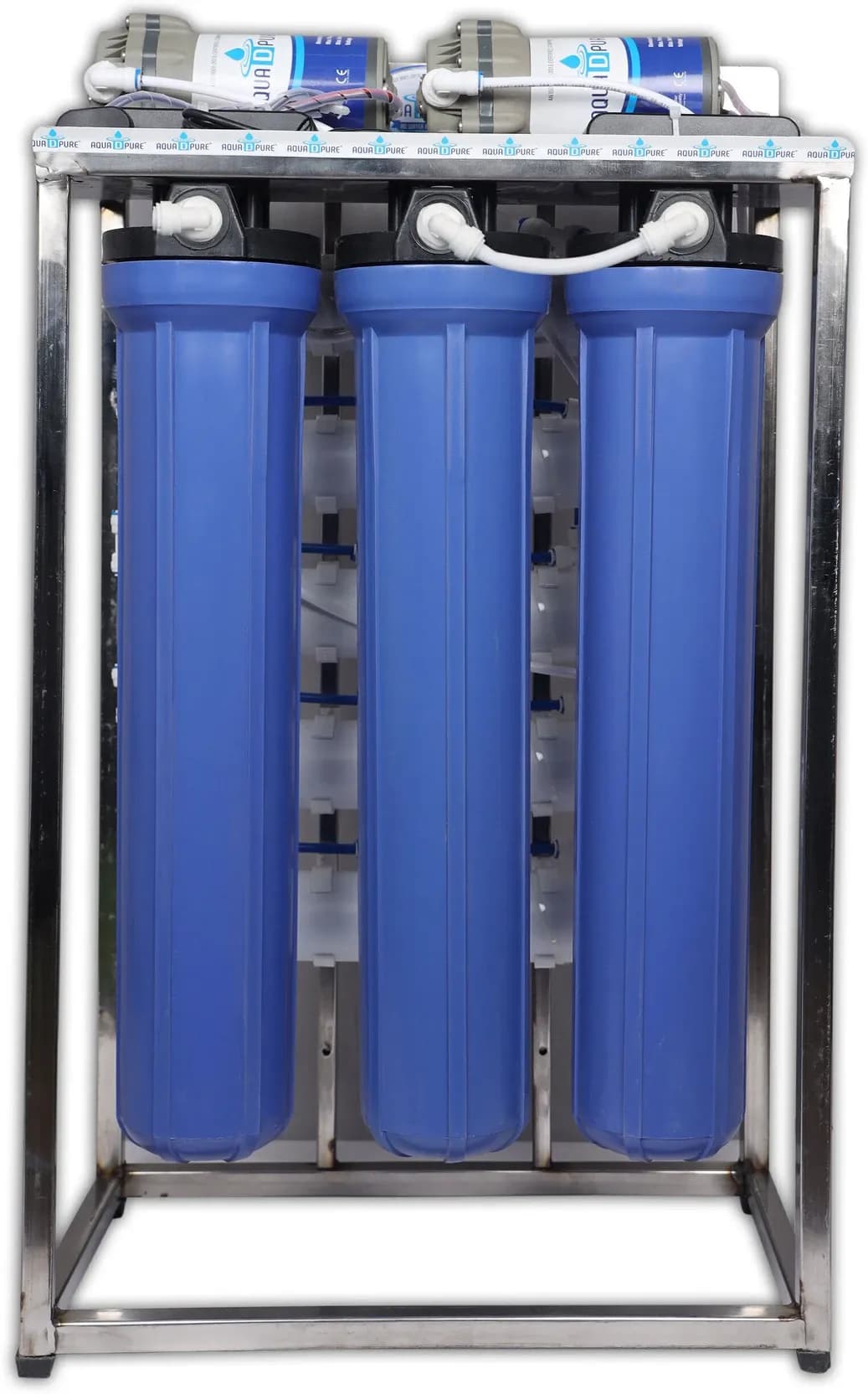 100 LPH Commercial RO+UV Double Purification Stainless Steel