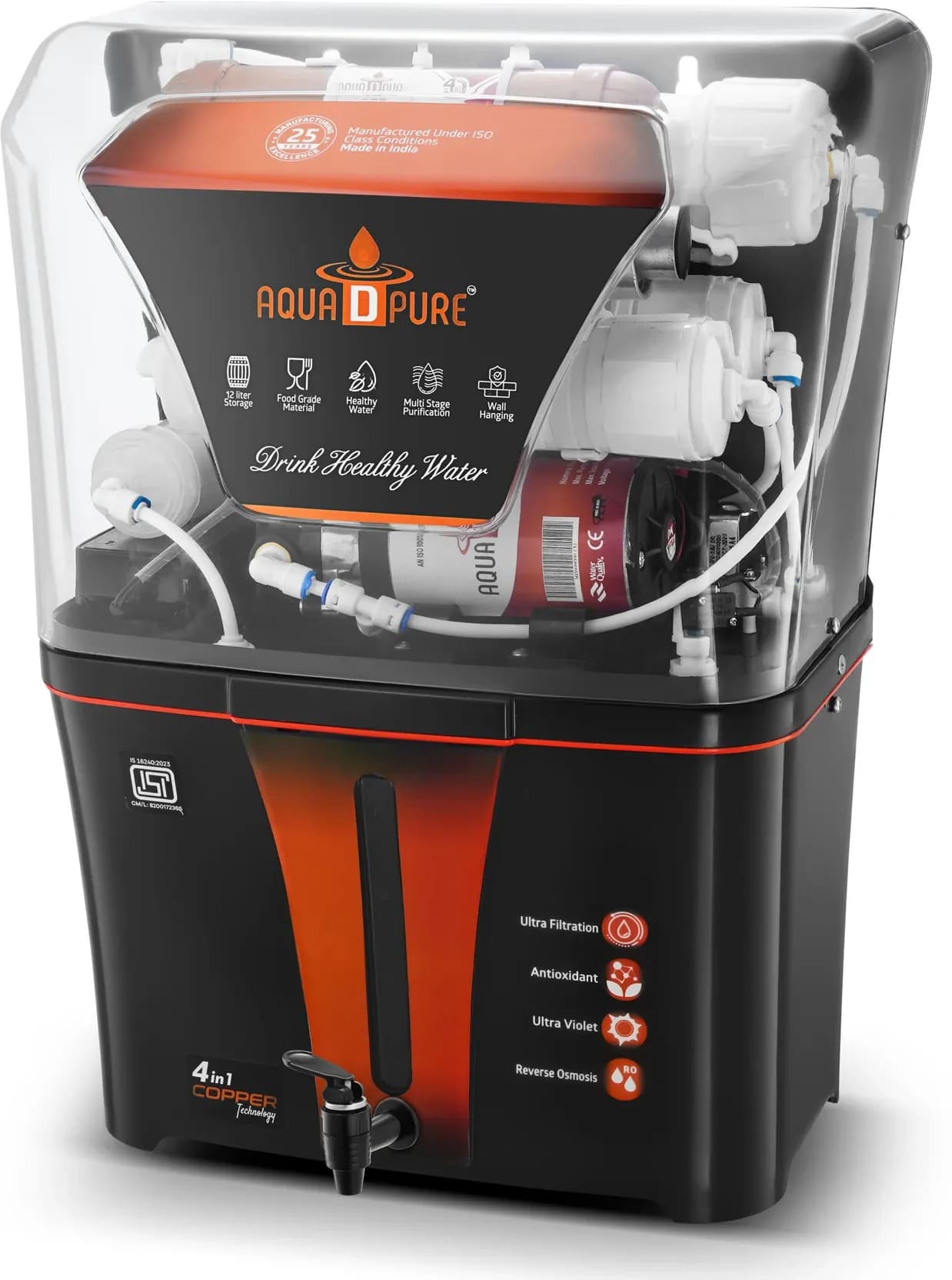 4x Alkaline Technology Ro with ISI Mark