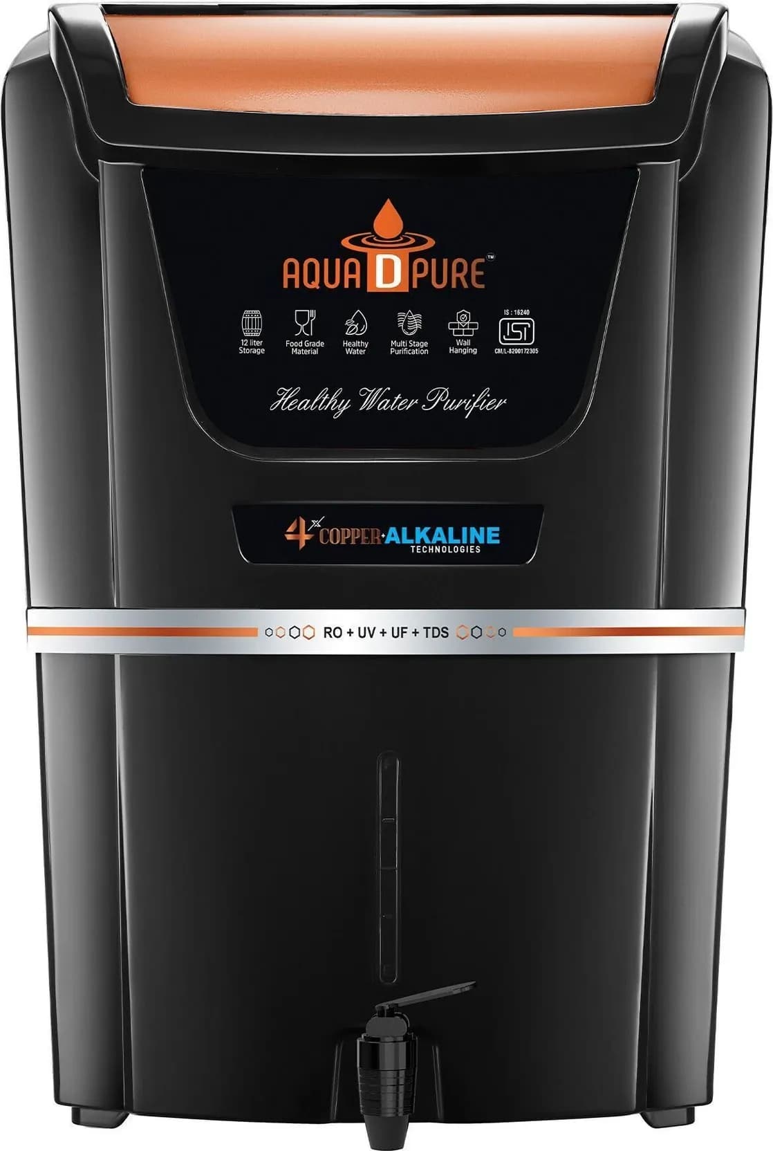 4x Copper Alkaline RO Multi Stage