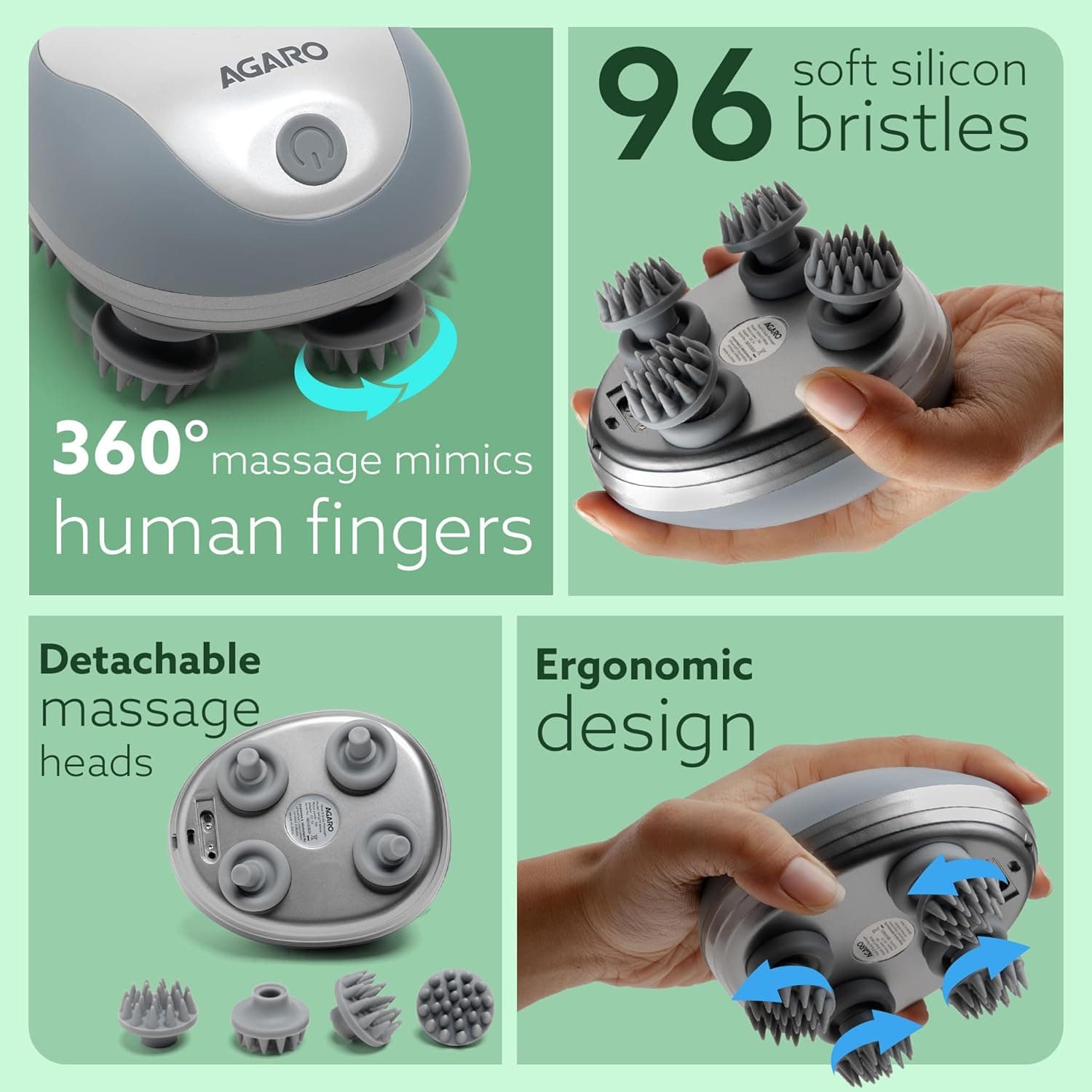 Agaro Electric Scalp Massager