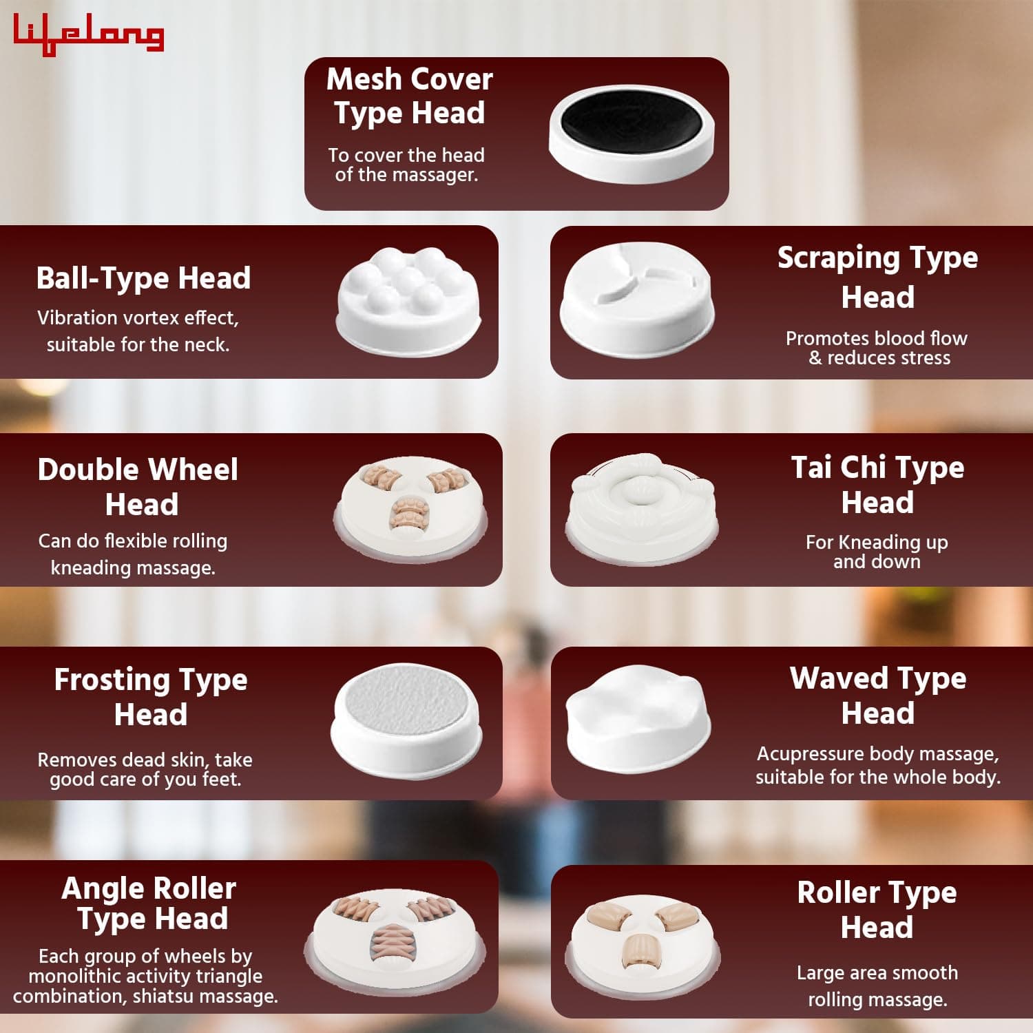 Lifelong LLM180 Electric Handheld Massager