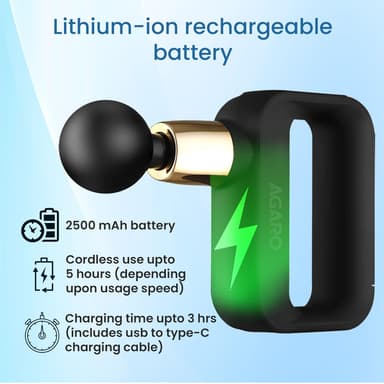 Agaro Insignia Handheld Percussion Massage Gun