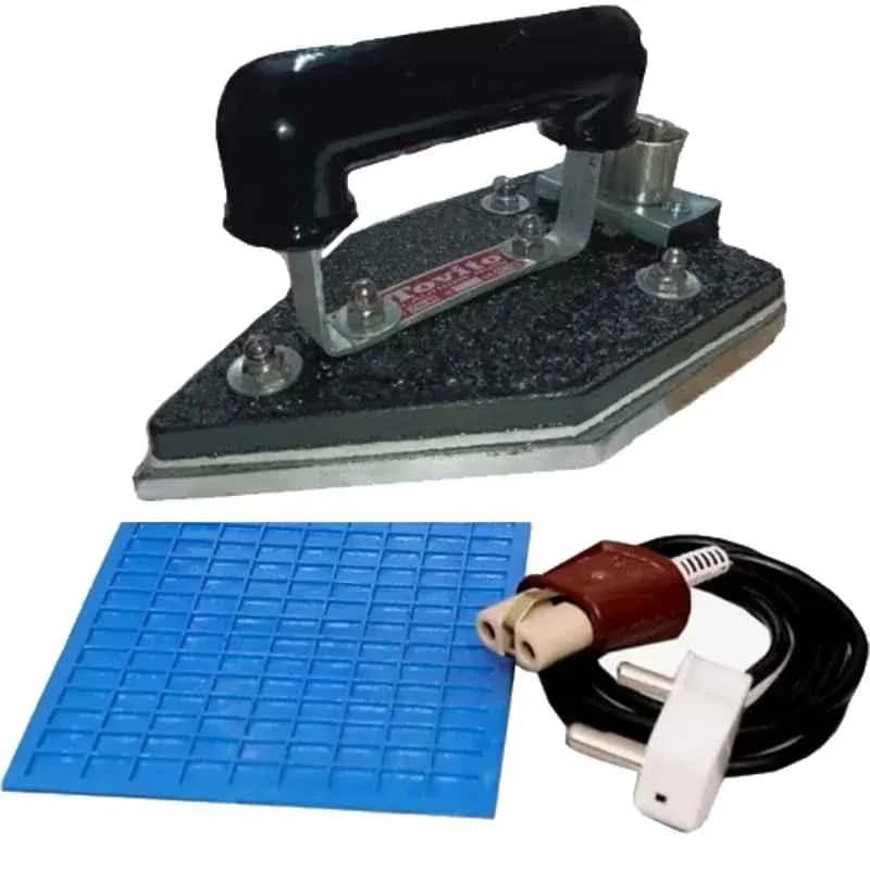 750W 5.5kg Brass Black Laundry Iron - 750W-5.5KG-BRASS-BLACK-LAUNDRY-IRON-Tovito.webp