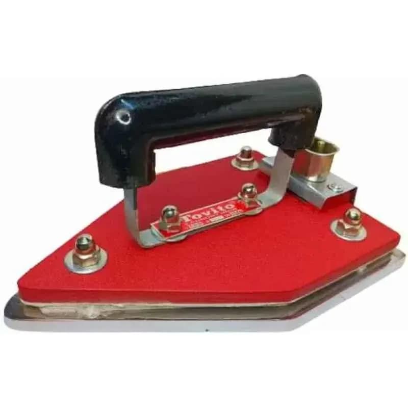 750W 5kg Brass Red Laundry Iron - 750W-5KG-BRASS-RED-LAUNDRY-IRON-Tovito.webp