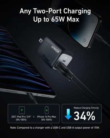 Anker Prime 67W GaN Wall Charger
