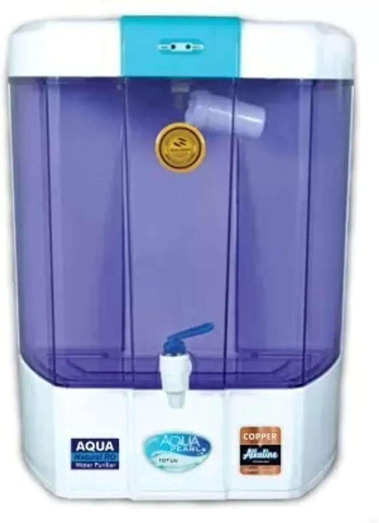 AQUA pearl Alcaline copper RO filter 7stege. 12ltrs tank