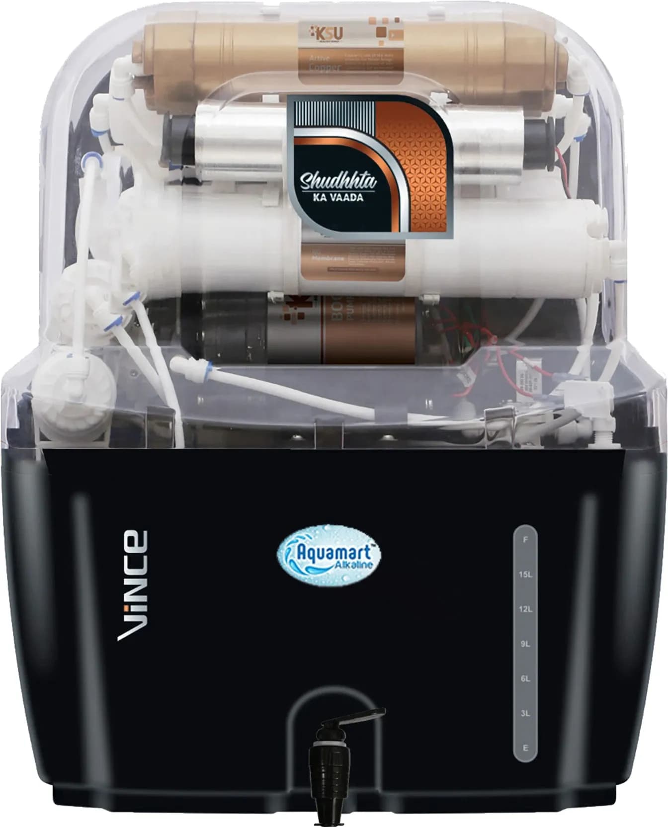 Active Copper+Alkaline Suitable for All type Water supply