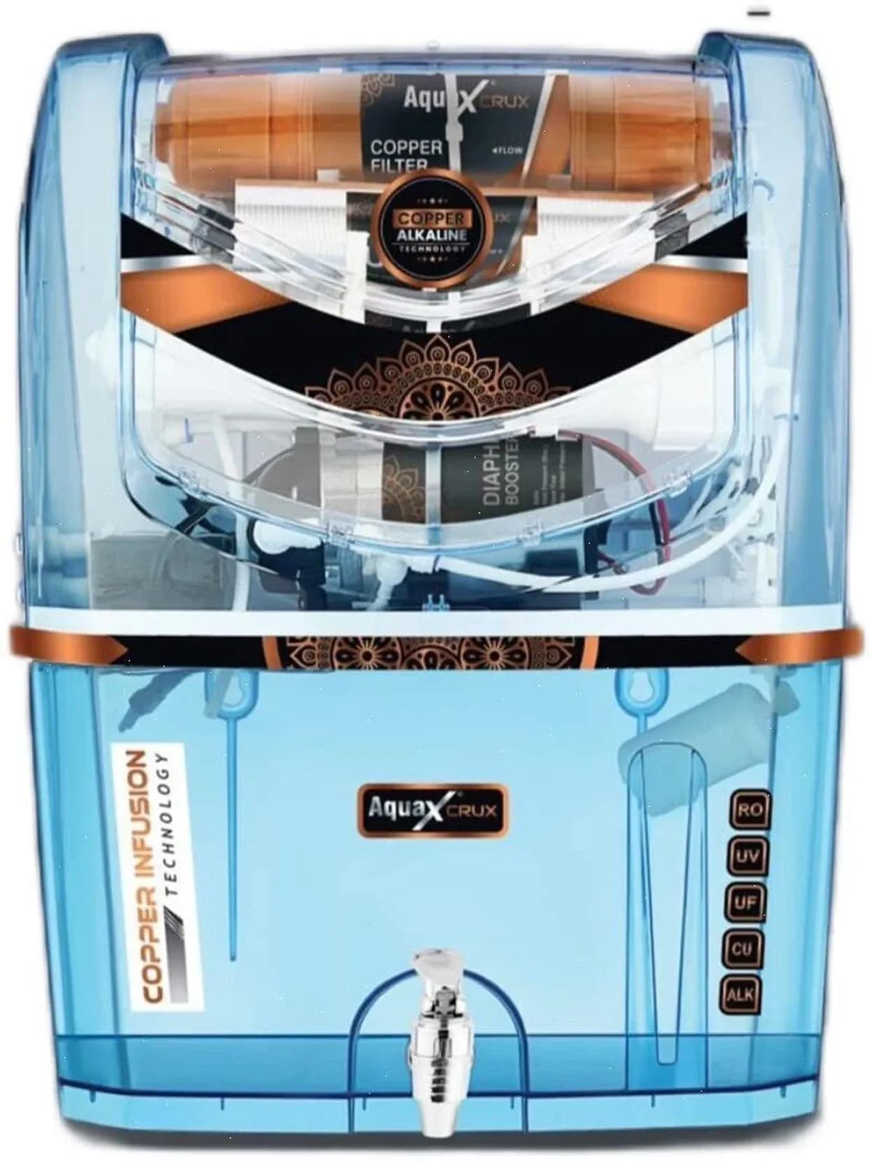 Aquax Crux RO+UV+COPPER+TDS 12 Liters