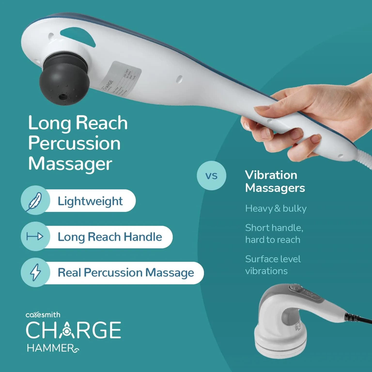 Caresmith Charge Hammer Electric Foot & Leg Massager