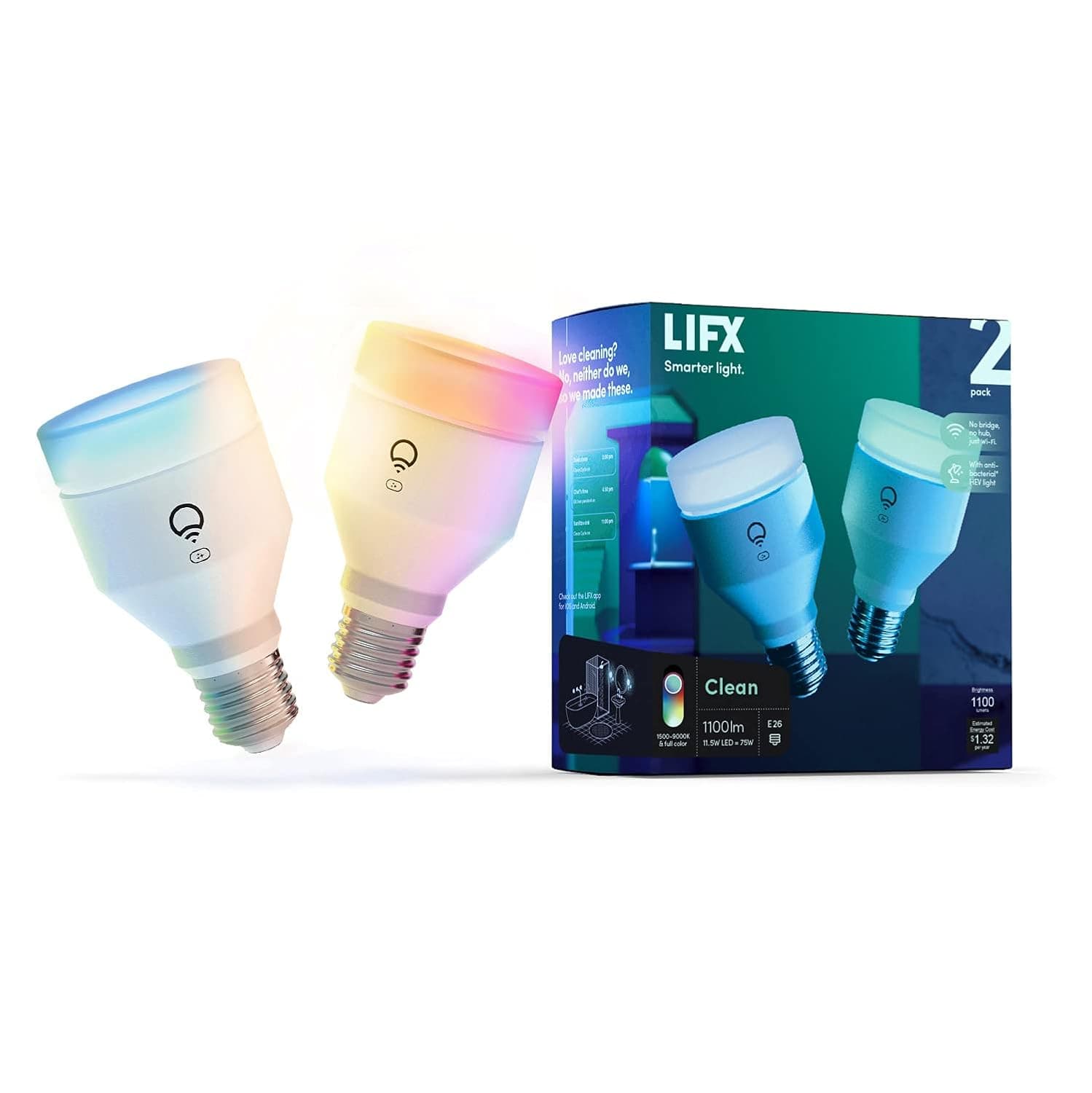 Lifx Color + Clean Smart Light (1100 lm)