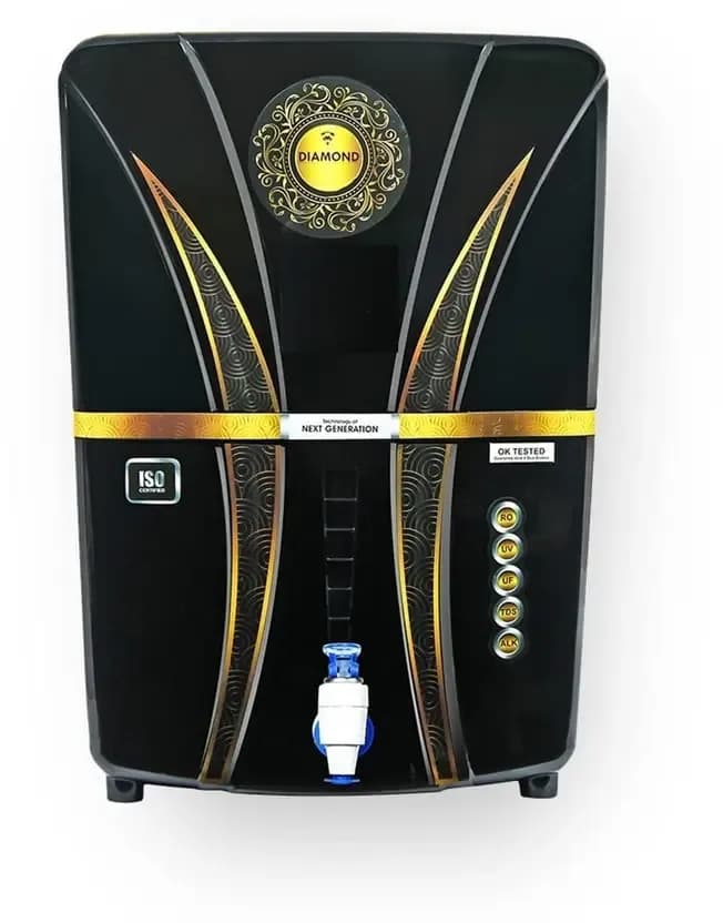Compact Black RO Water Purifier