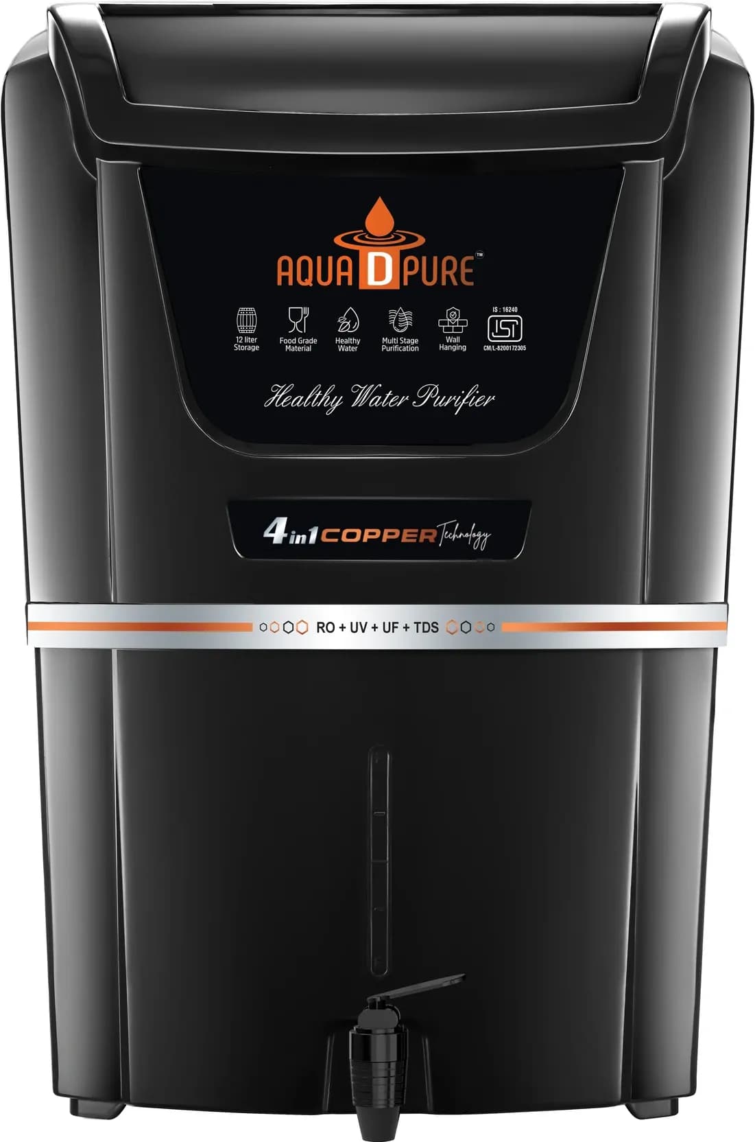 Copper RO TDS Filtration with Advanced Copper Technology