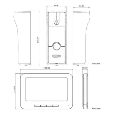 Hikvision DS-KIS202T Villa Analog Kit Smart Doorbell