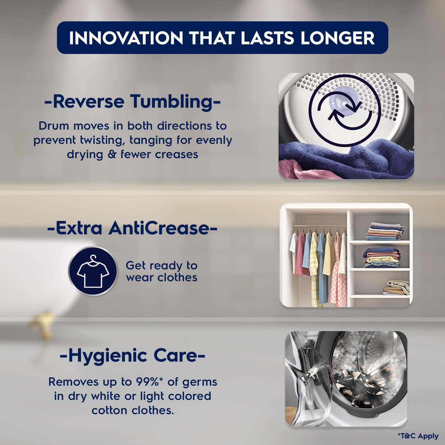 Electrolux EDV854J3WB 8.5kg Vented Clothes Dryer