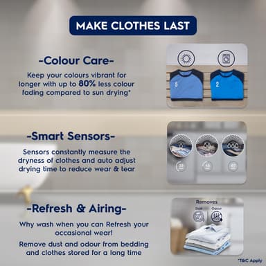 Electrolux EDV854J3WB 8.5kg Vented Clothes Dryer