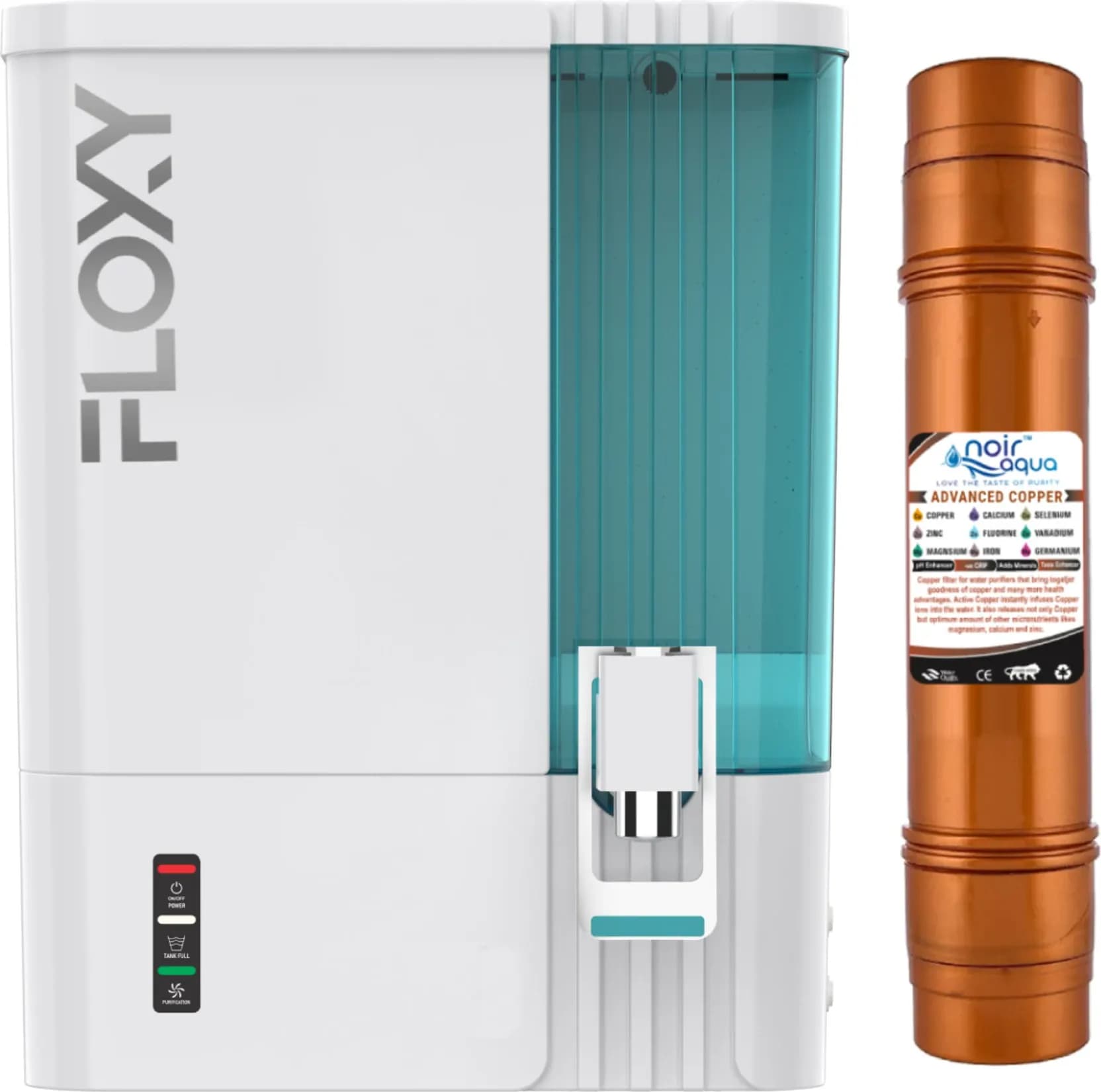 Floxy 8 Stage RO Water Purifier with Advanced Copper Filter (1)