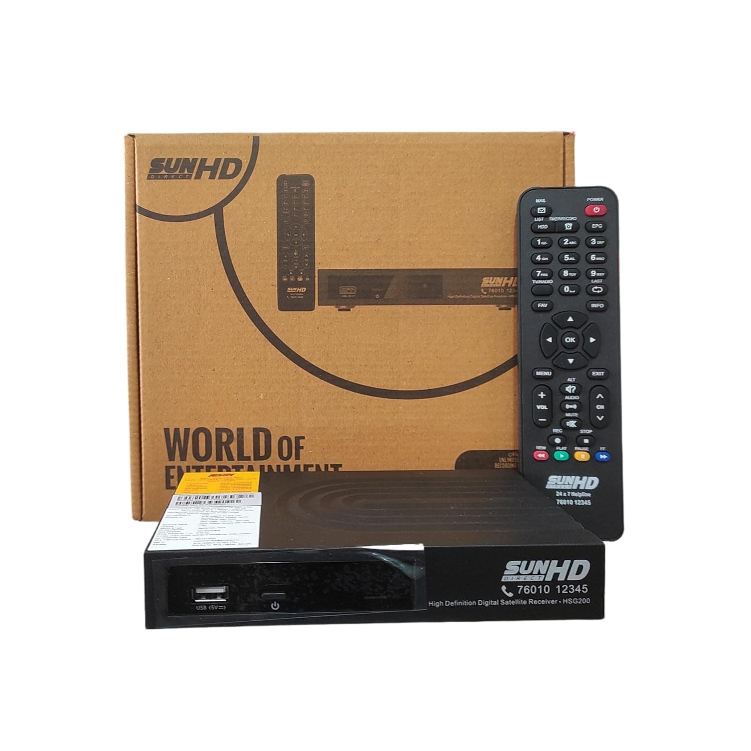 Sun Direct HD Box (No Antenna)