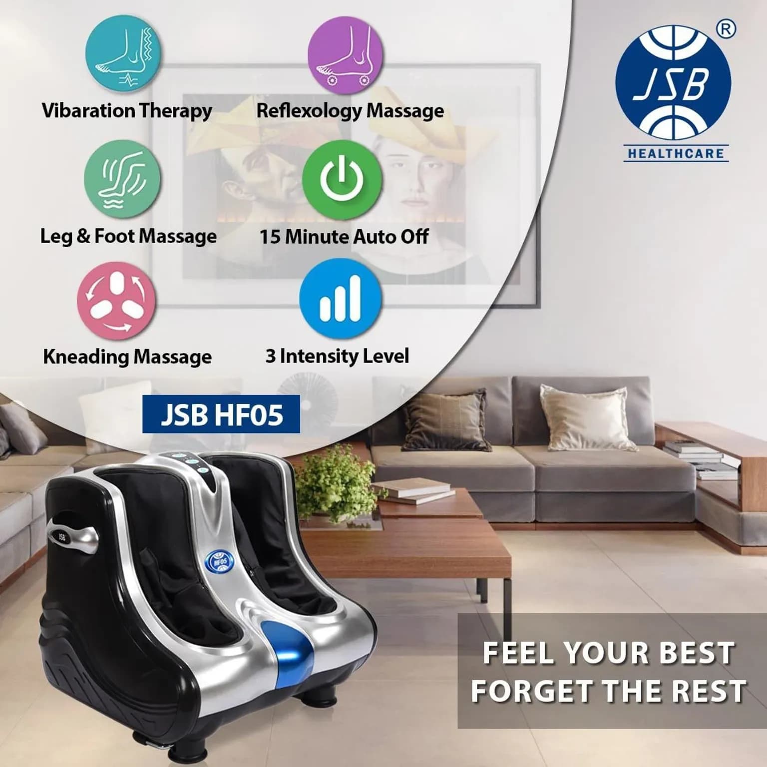 JSB HF05 Leg & Foot Massager
