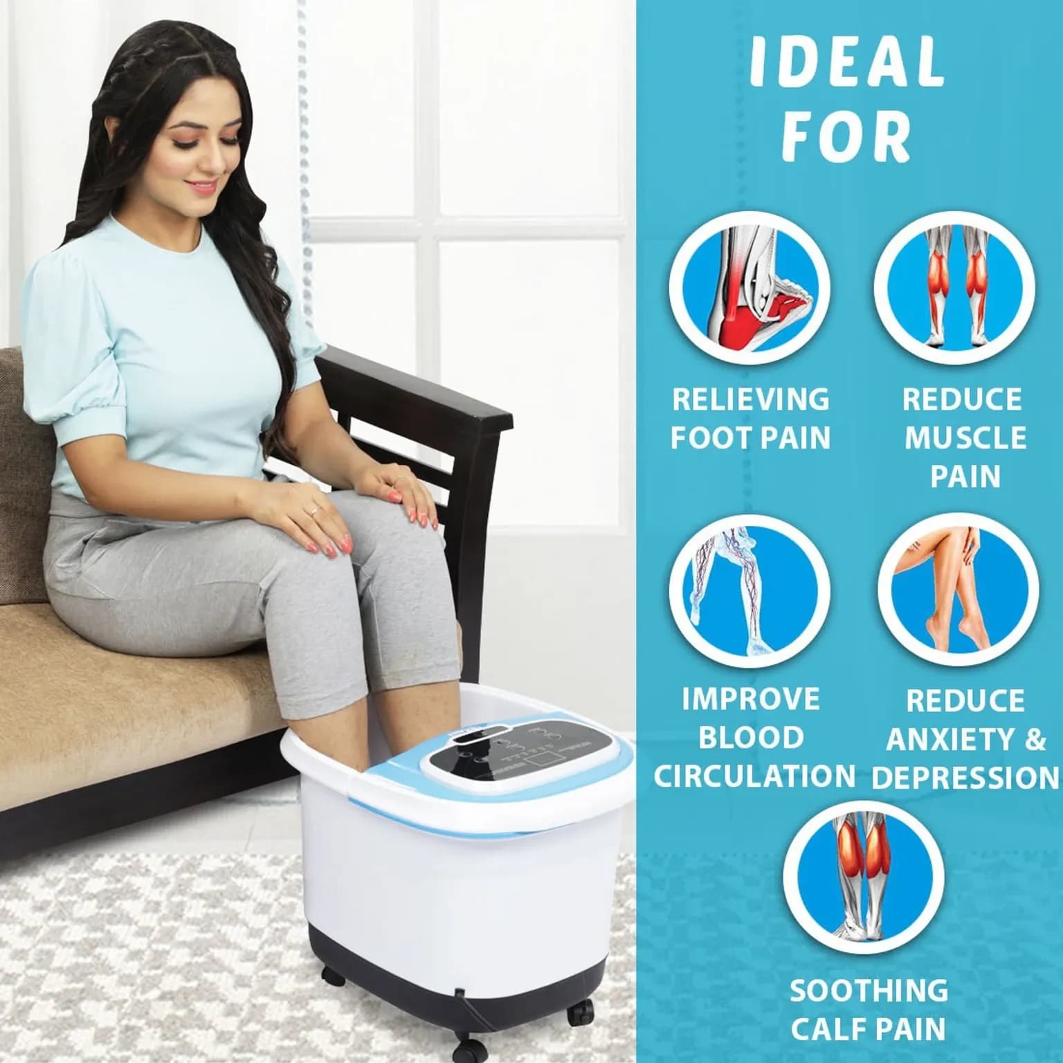 JSB HF37 Foot Spa Massager