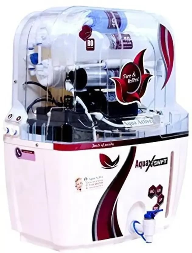 Maroon White RO Purifier with Triple Filtration (1)