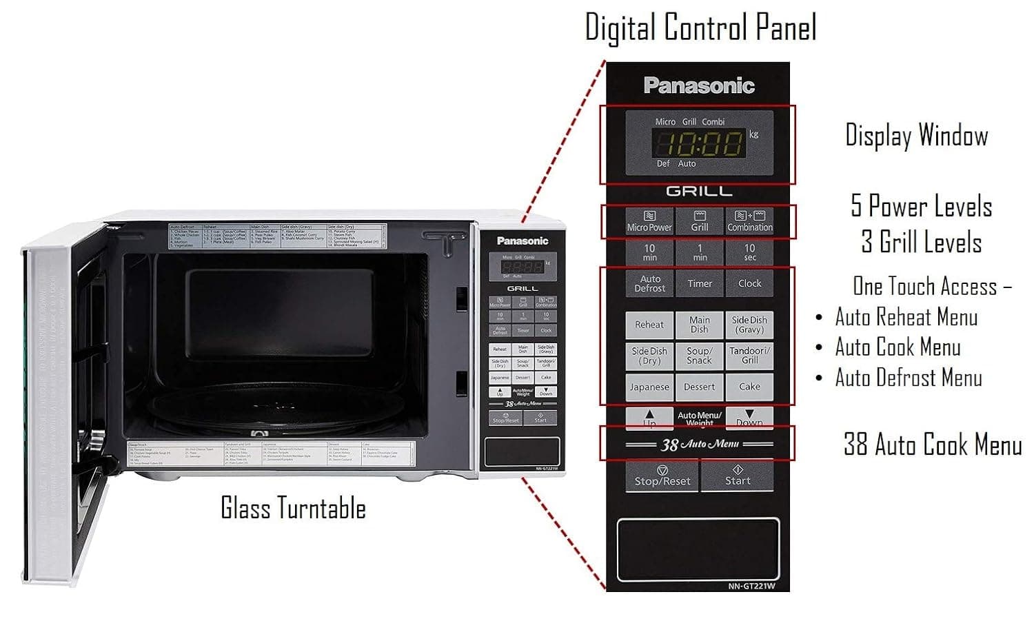 Panasonic NN-GT221WFDG