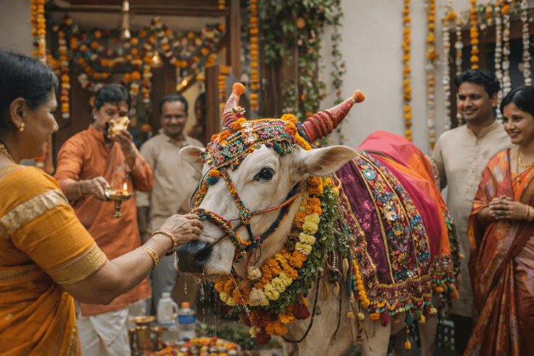 Traditional Bull for Housewarming Cover