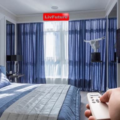 Remote Control Electric Curtain System