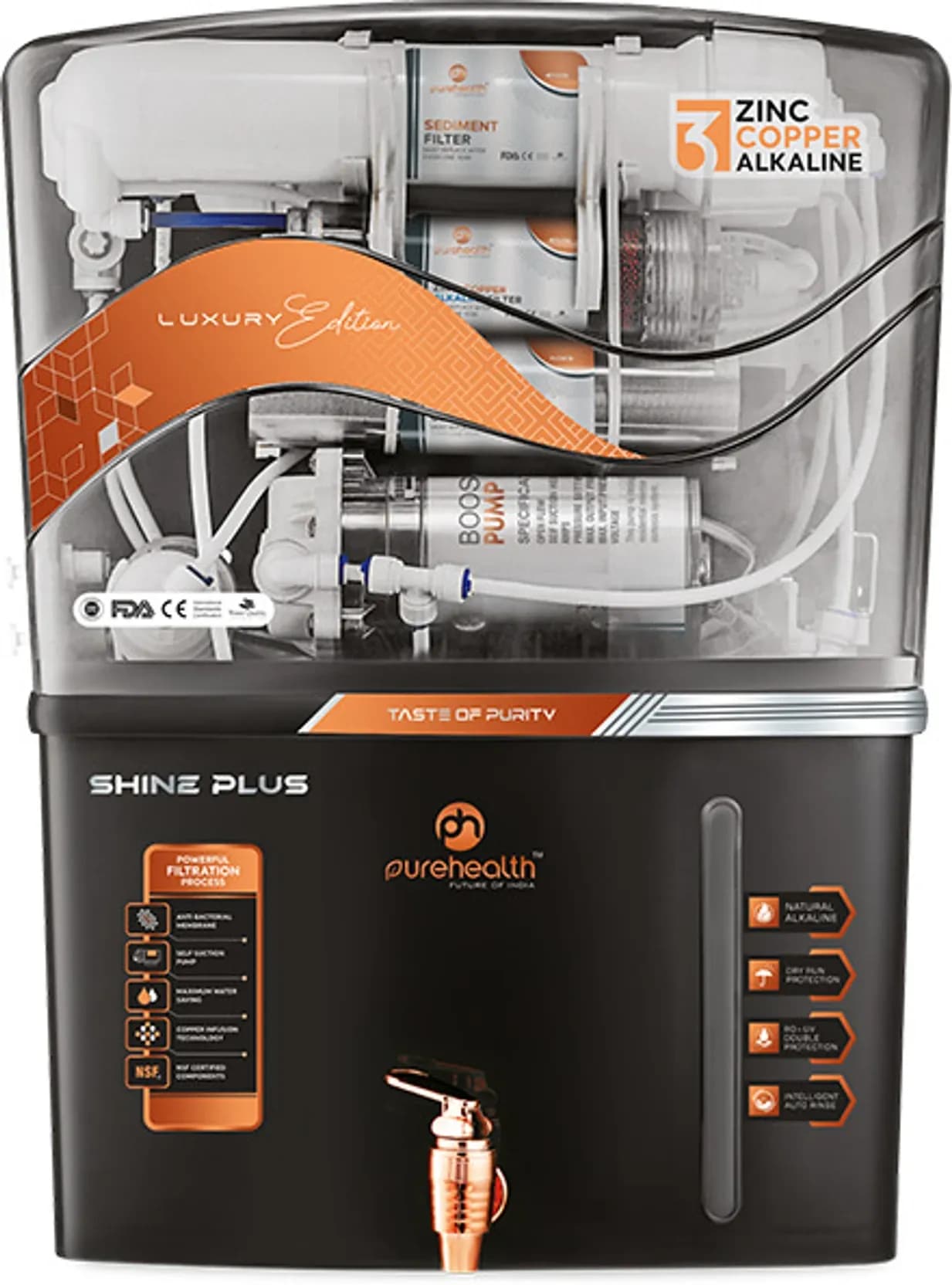 Shine Plus Black Water Purifer