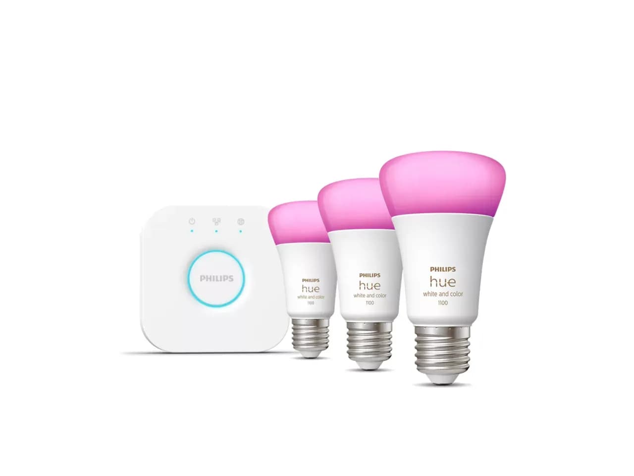 Philips Hue White and Color Ambiance Starter Kit (3 x E27, 1100 lm)