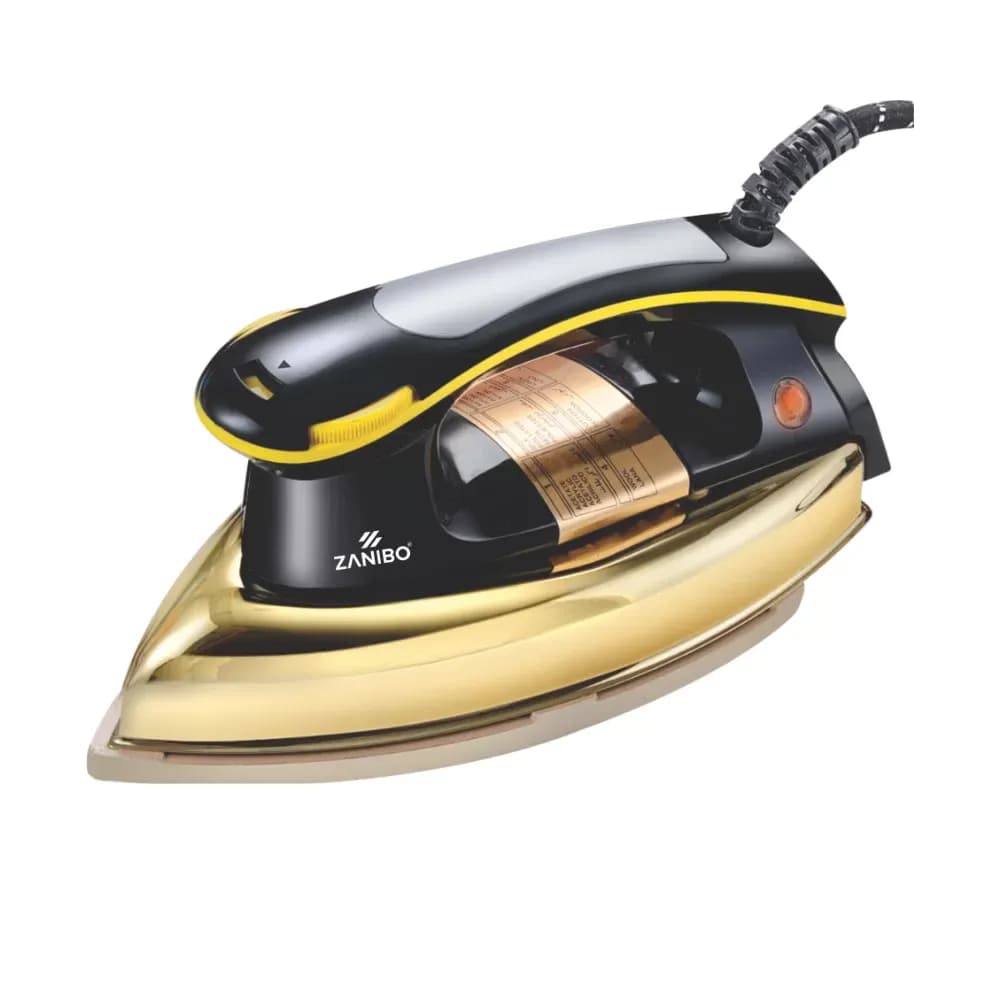 ZEI-057 GOLDEN - ZANIBO ZEI-057 GOLDEN 1000 W DRY IRON  (GOLD)-Zanibho.webp