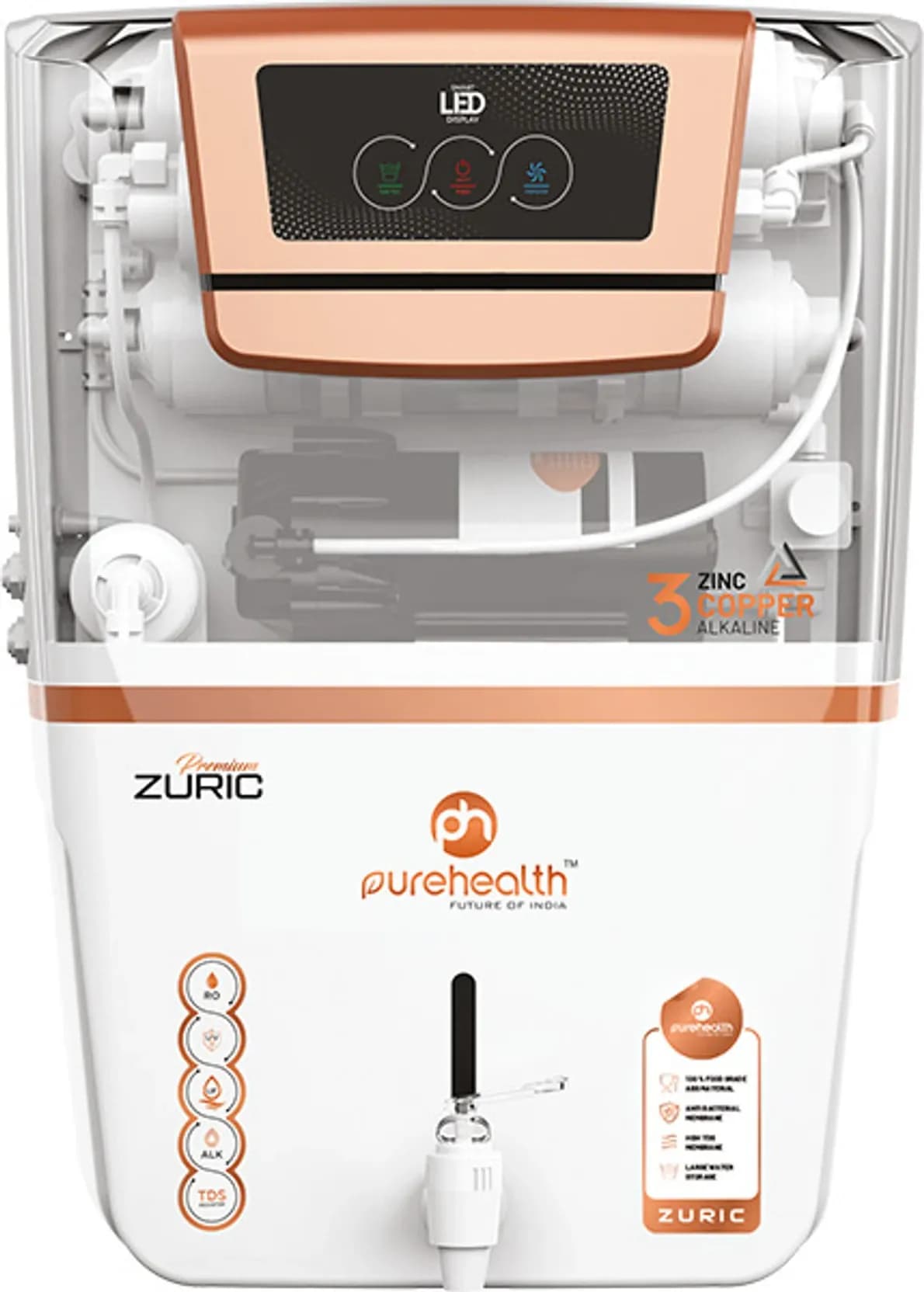 Zuric White TPT Water Purifer