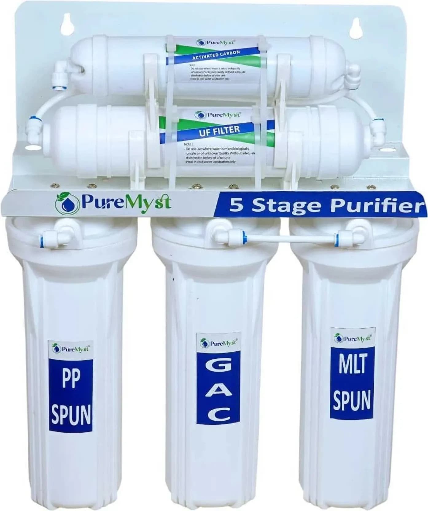 5 Stage Non Electric Gravity Base Water Purifier UF Membrane, Activated Carbon
