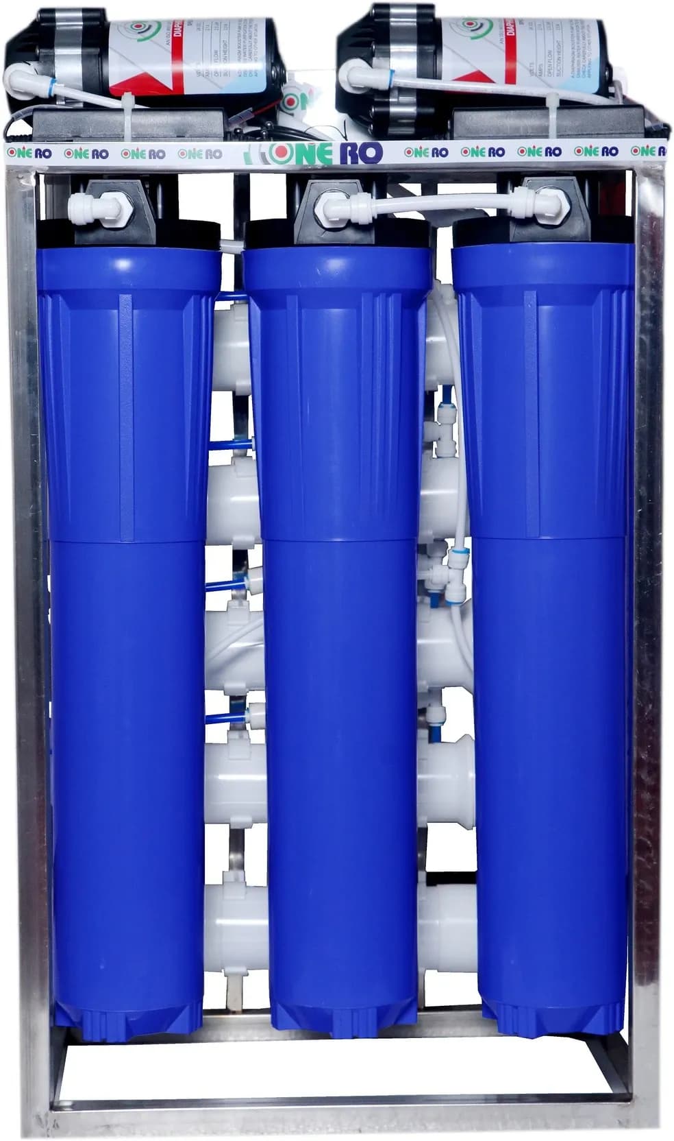 50 LPH Commercial Water Purifier Plant Stainless Steel With Auto Shut Off And TDS Adjuster