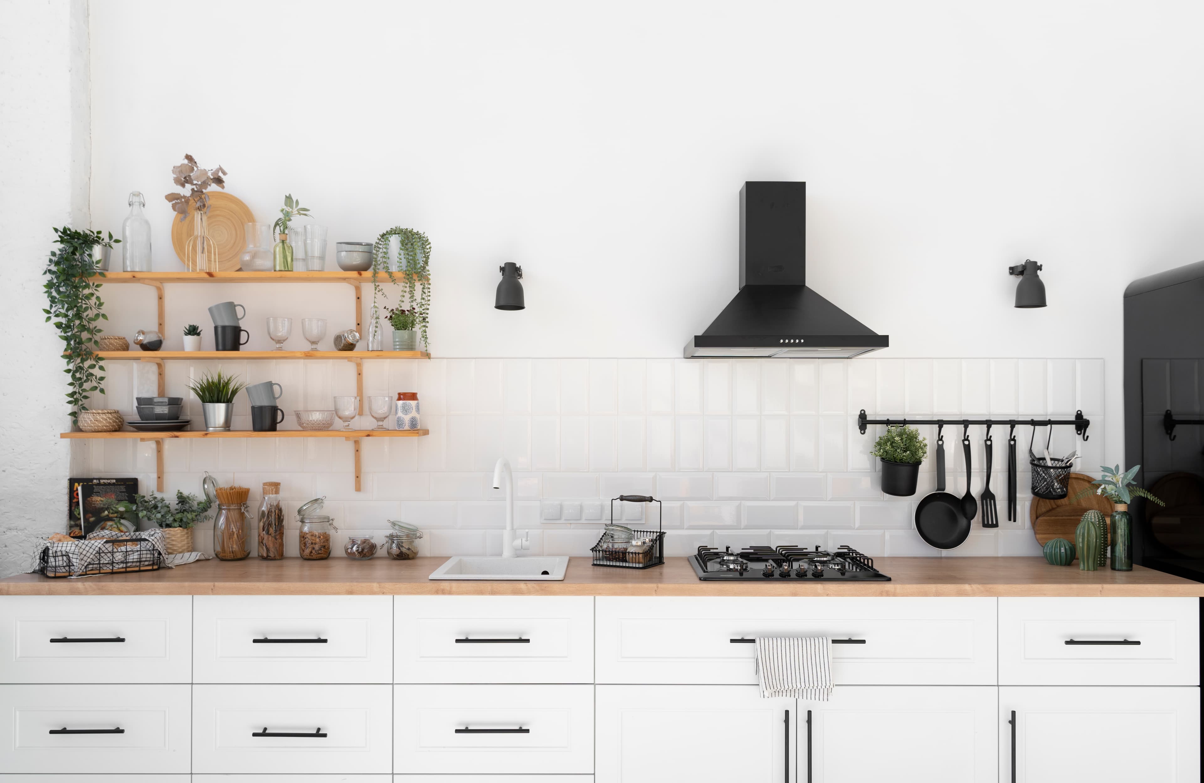 Cozy kitchen interior in Hyderabad home — kitchen chimney cleaning and repair