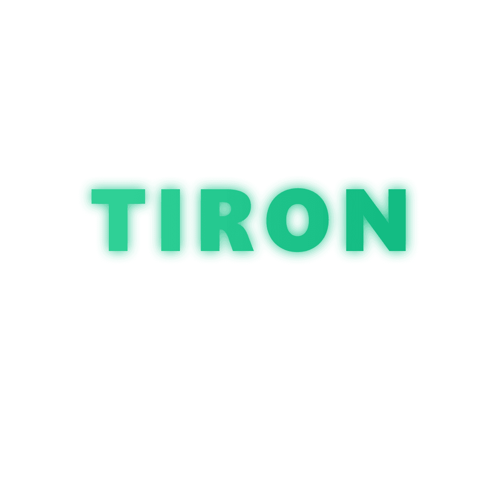 Tiron Text Logo