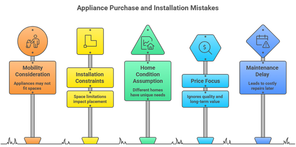 Common mistakes renters make with appliances