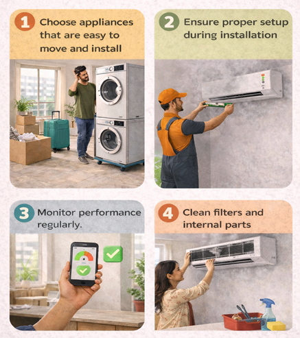 Tips for better appliance maintenance for renters